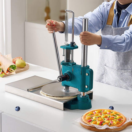 Manual Pizza Dough Press, 9.5-Inch, Height Adjustable