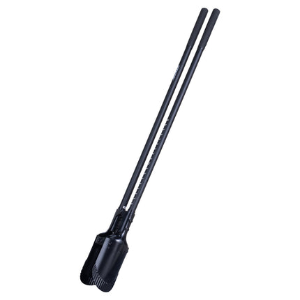 Manual Post Hole Digger, 57.5-Inch, Fiberglass Handle, Steel Blade