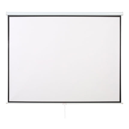 Manual Projector Screen 120" 4:3/16:9 for Home Theater