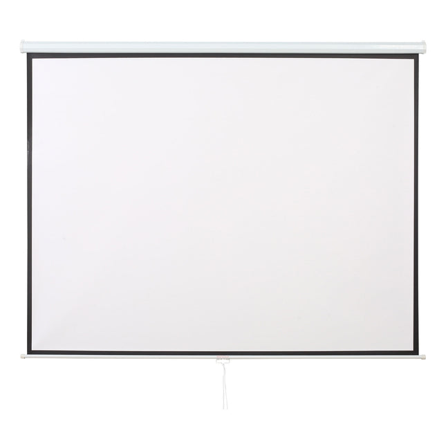 Manual Projector Screen 120" 4:3/16:9 for Home Theater