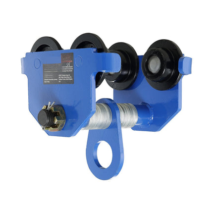 Manual Push Beam Trolley 1 Ton, Adjustable 2.5–7 in