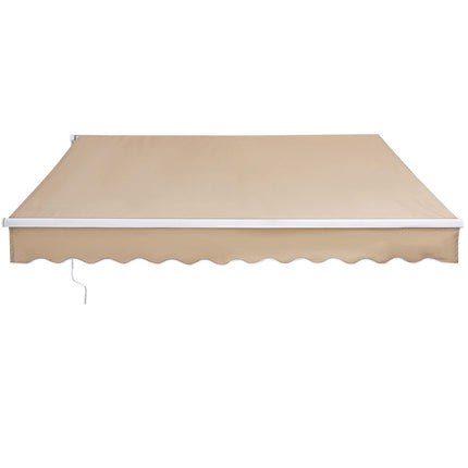 Manual Retractable Awning 8 x 7 Ft, Crank Handle