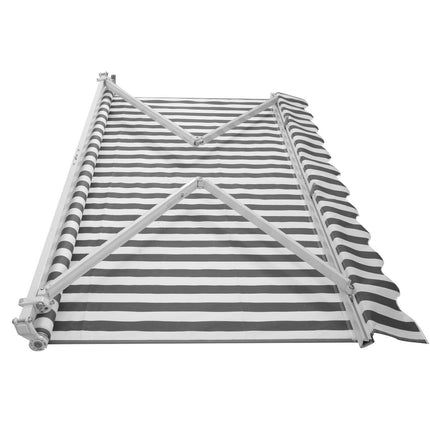 Manual Retractable Balcony Awning 300 x 250 cm, PU-Coated