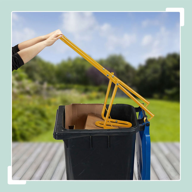 Manual Steel Waste Compactor for Bins – Reduce Waste Volume