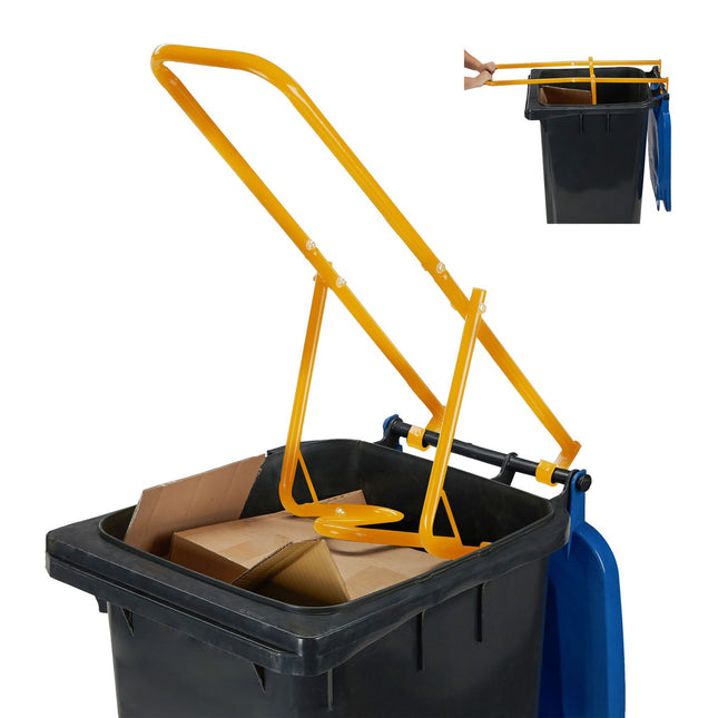 Manual Steel Waste Compactor for Bins – Reduce Waste Volume
