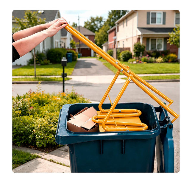 Manual Steel Waste Compactor for Household Bins