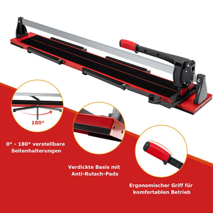 Manual Tile Cutter, 120cm, 0-60 Adjustable Angle