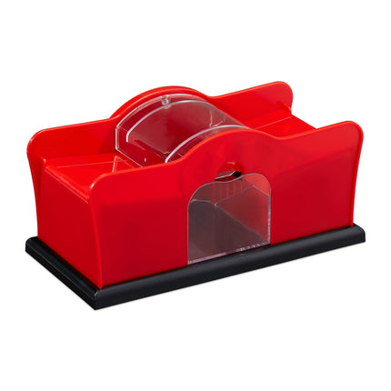 Manual card shuffler