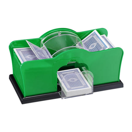 Manual card shuffler