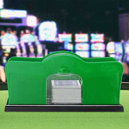 Manual card shuffler