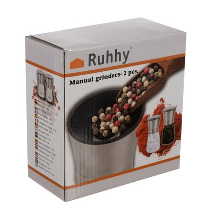 Manual grinder - 2 pcs. Ruhhy 23027
