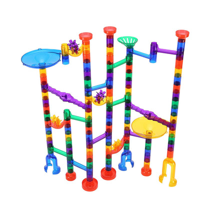 Marble Run Set, 150-Piece Maze, Glow Marbles, STEM Toy