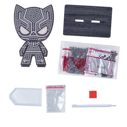 Marvel Art Set With Crystals, Black Panther