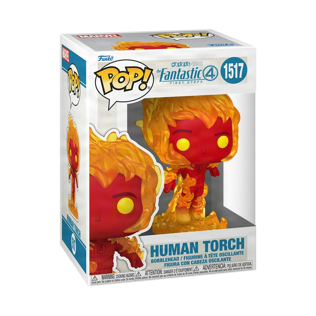 Marvel Funko Pop! Vinyl Figure - Human Torch, 3.75 Inch