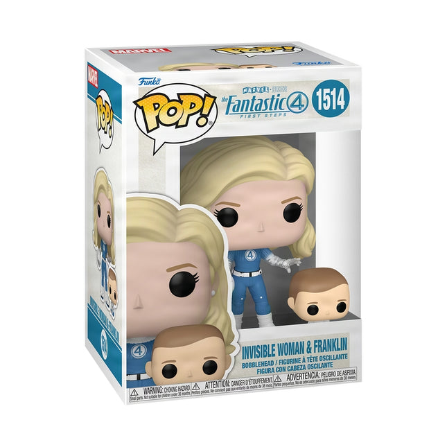 Marvel Funko Pop! Vinyl Figure: Invisible Woman & Franklin