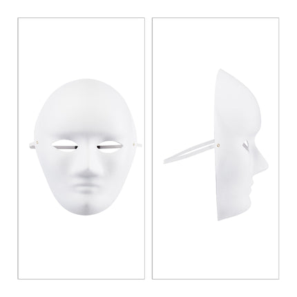 Mask white set of 20