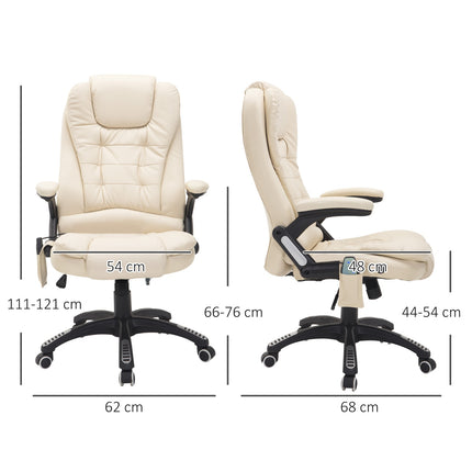 Massage office chair with heat and 6-point vibrations