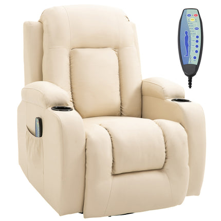 Lying massage and heating TV chair with remote control, cup holder