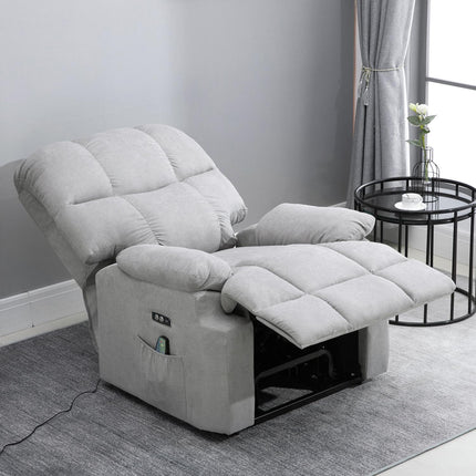 Massage chair with standing aid, adjustable, USB remote control