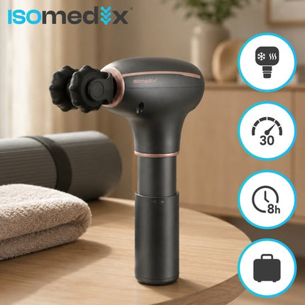 Massage Gun with 7 Heads, Hot/Cold Therapy, 30 Speeds
