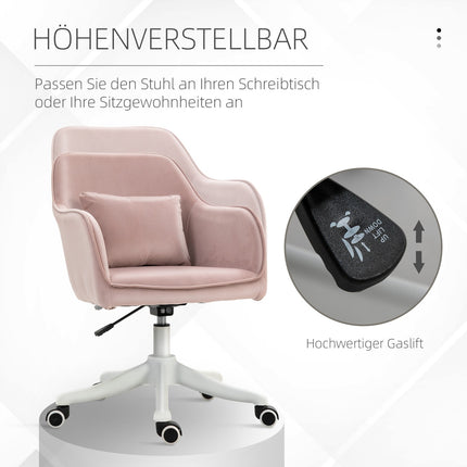 Massage office chair with vibration and adjustable armrests