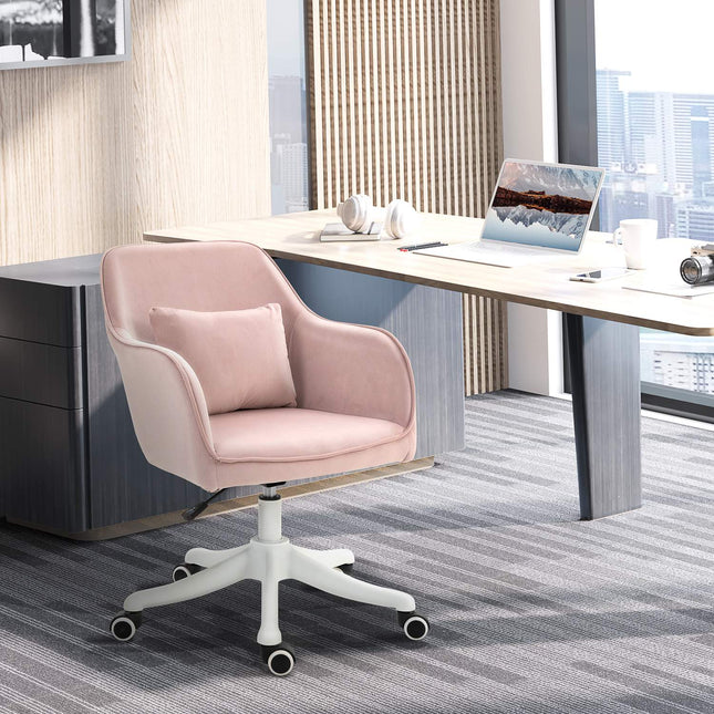 Massage office chair with vibration and adjustable armrests