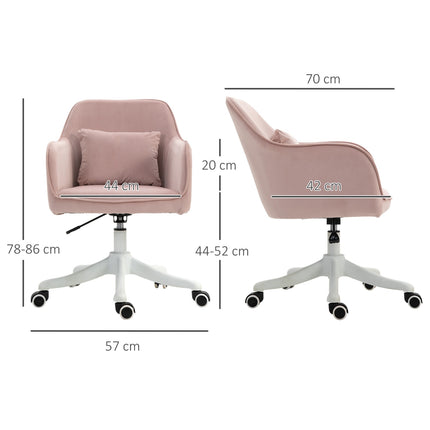 Massage office chair with vibration and adjustable armrests