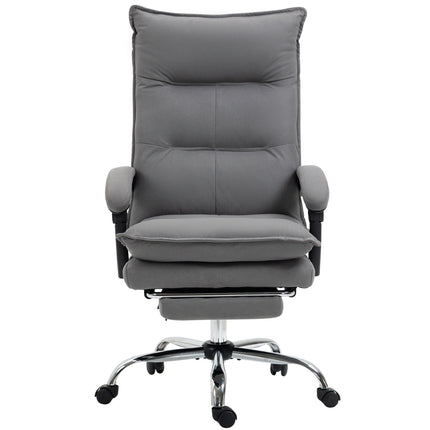 Ergonomic office chair with heating, tilt, footrest, adjustable height