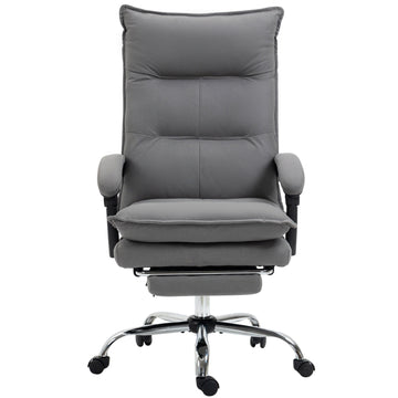 Ergonomic office chair with heating, tilt, footrest, adjustable height