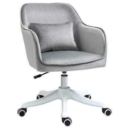 Office massage chair - velvet, vibration, lumbar support