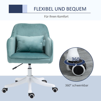 Office massage chair - USB vibration, lumbar support, 78-86 cm