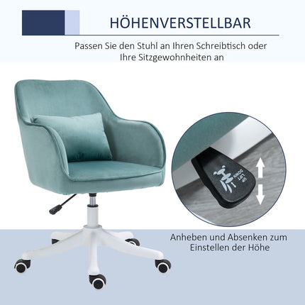 Office massage chair - USB vibration, lumbar support, 78-86 cm