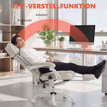 Massage Office Chair with 6-Point System and Lumbar Heat