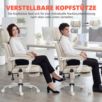 Massage Office Chair with 6-Point System and Lumbar Heat