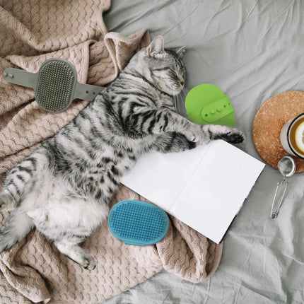 Massage brush dog &amp; cat set of 3