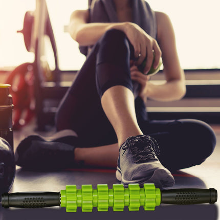 Massage roller with handle