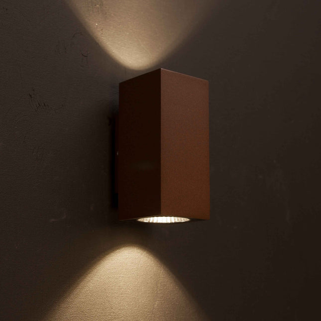 Mathias II Wall light LED IP65 3000K 6W 520lm Corten