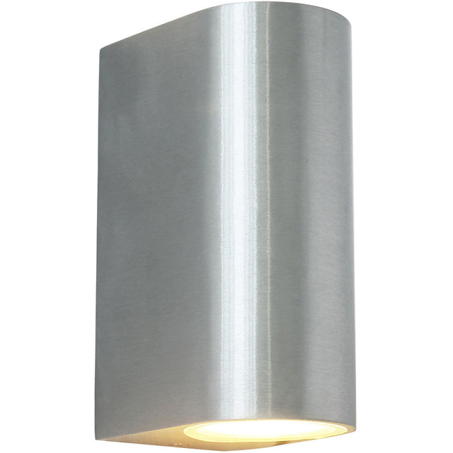 Mats II Wall luminaire 2xGU10 socket IP44 Aluminium