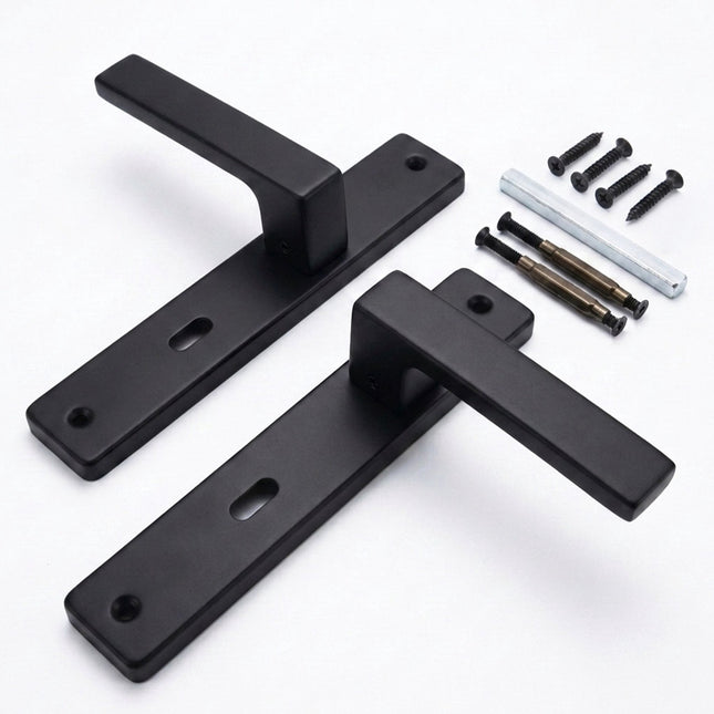 Matt Black Door Handle Set for Interior Doors