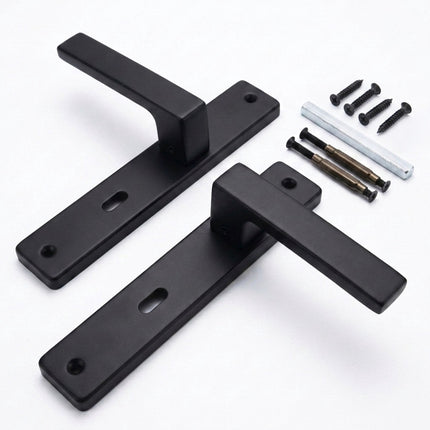 Matt Black Door Handle Set for Interior Doors
