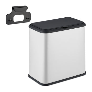 Matte Bathroom Rubbish Bin, 5L – Hanging or Freestanding