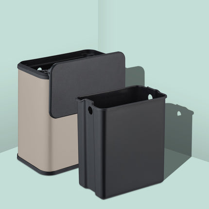 Matte Bathroom Rubbish Bin, 5L – Hanging or Freestanding