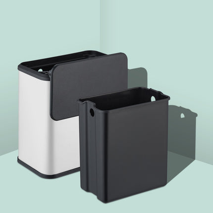 Matte Bathroom Rubbish Bin, 5L – Hanging or Freestanding