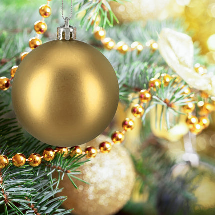 Matte Christmas Baubles Set, 100 Pieces