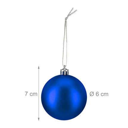 Matte Christmas Baubles Set – 100 Pieces