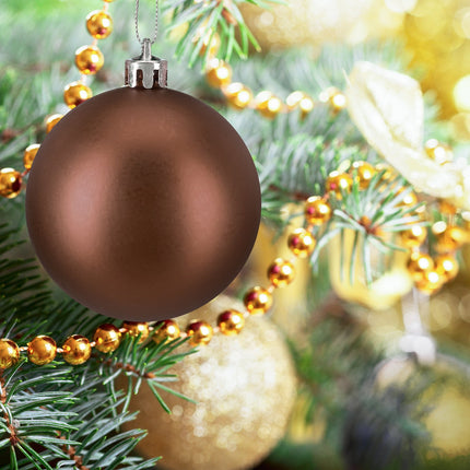 Matte Christmas Baubles Set, 100 Pieces