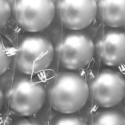 Matte Christmas Baubles Set – 100 Pieces