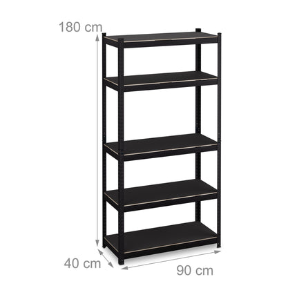 Matt, heavy shelf with 5 levels