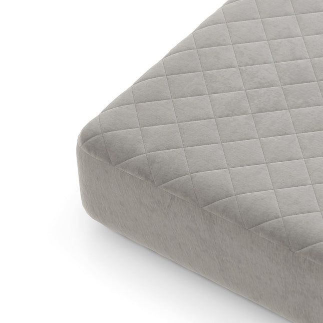 Mattress Protector, Soft Velvet Topper, 180x200 cm, Gray