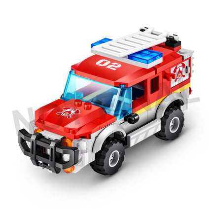 Max City Bricks Fire Station, 265Pcs